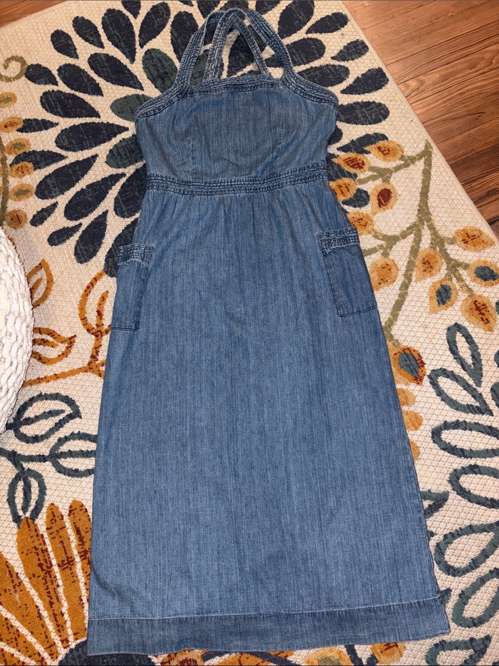Madewell denim Apron Dress size 4
